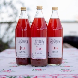 Jus de Pomme à cidre Framboise - Ferme des Noés (Normandie)